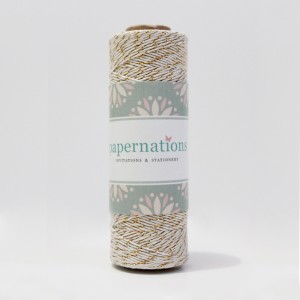 Bakers Twine - White Gold